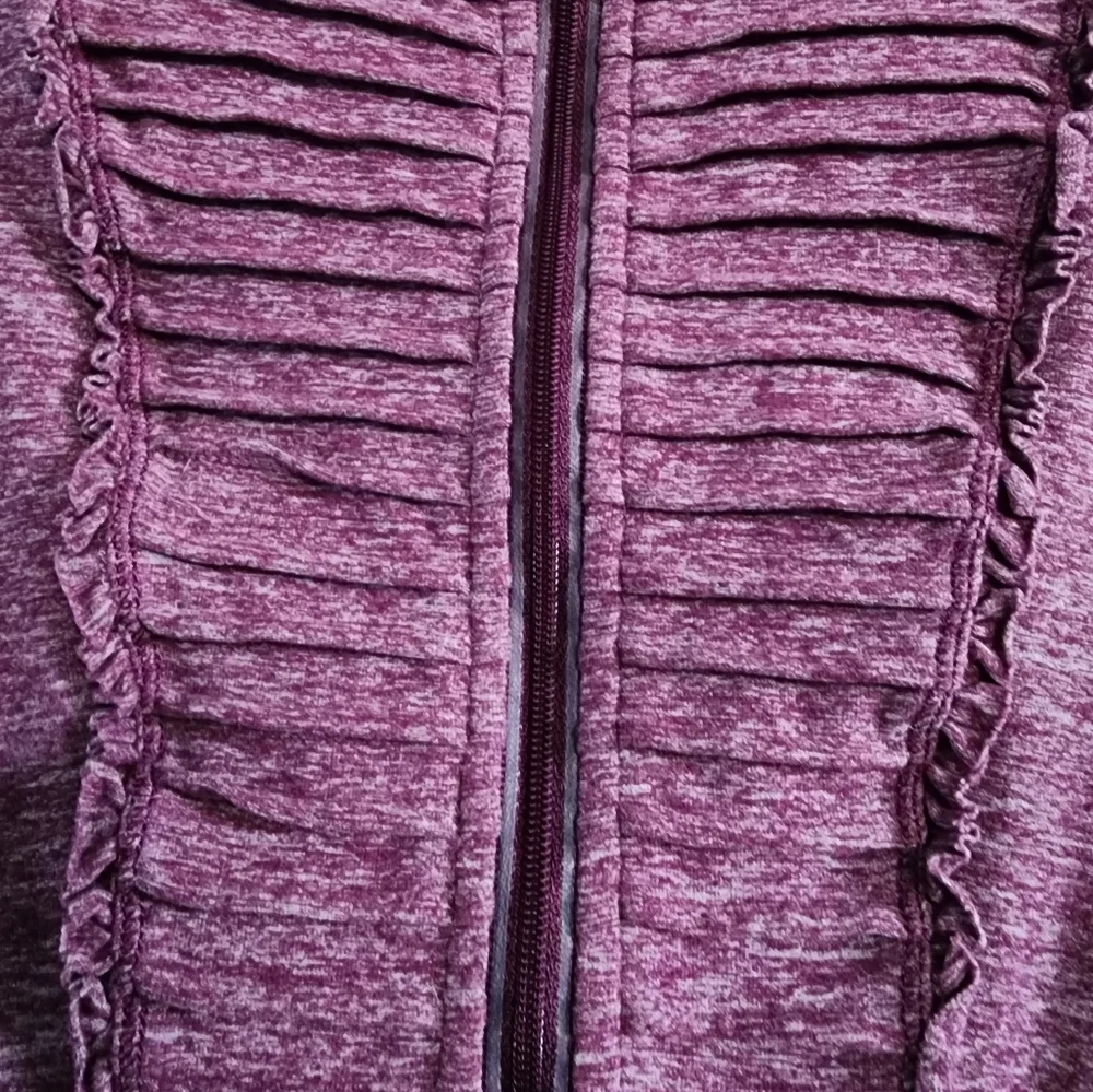 LULULEMON Women's Run Your Heart Out 1/2 Zip Sweatshirt Pullover Jacket Purple 6 - Picture 4 of 5